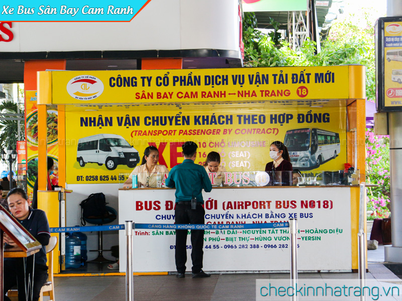 Xe bus sân bay Cam Ranh Nha Trang